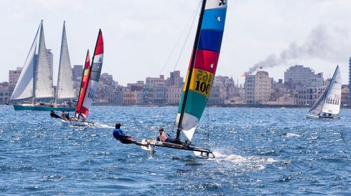 American boats in Havana Bay.