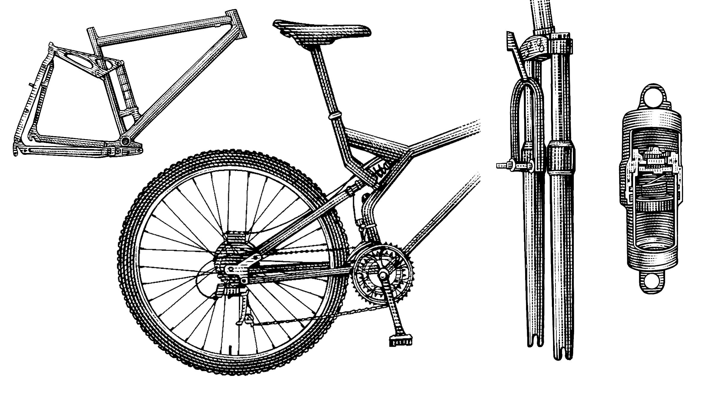 Suspension Mountain Bike