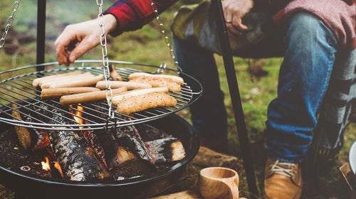 Don't leave food on the ground if you drop it. Opportunistic animals will find it.