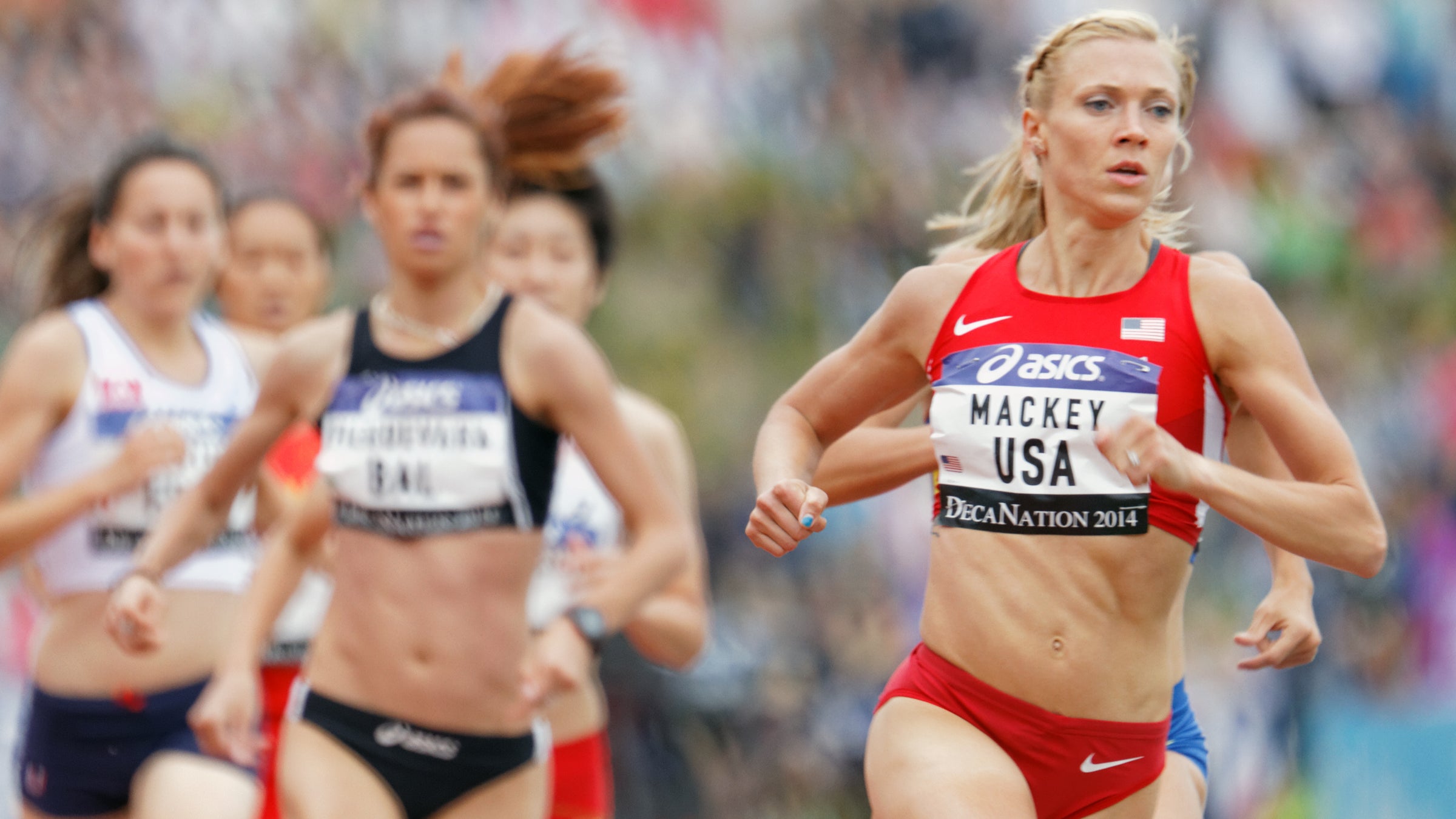 Katie Mackey is the fourth of any American to place first at a Diamond Race.