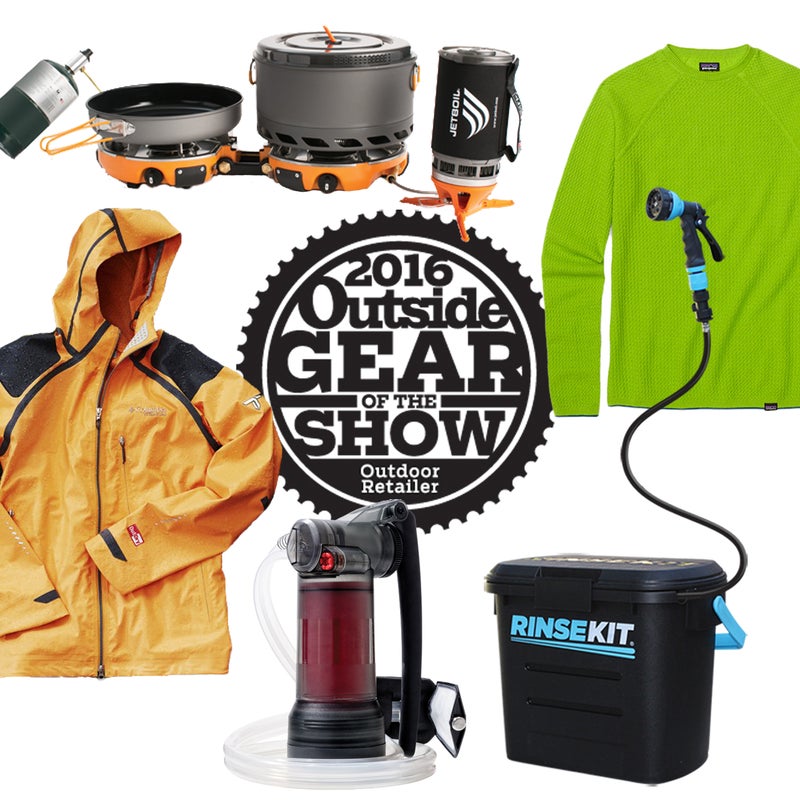 Gear companies from around the world released their brand-new summer 2016 products this week at Outdoor Retailer in Salt Lake City. We pored over all of it, and these five products—from a brilliant new water filter to a totally reinvented waterproof jacket—were our top picks for Gear of the Show.