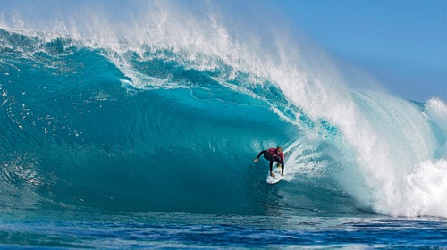 Owen Wright at Australia's Margaret River Pro in April.