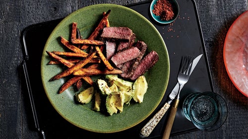 Shane Dorian's venison steak.