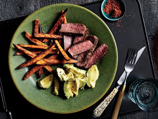 Shane Dorian's venison steak.