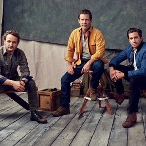 Jason Clarke (who plays Rob Hall), Josh Brolin (who plays Beck Weathers), and Jake Gyllenhaal (who plays Scott Fischer).