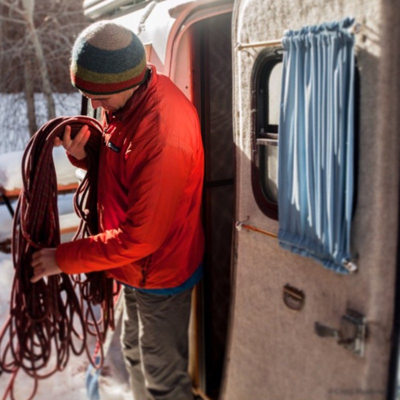 @craigmuderlak: I've always enjoyed the simplicity of living out of a tent. But the next best thing is definitely living out of a out of a Scamp trailer in #ouray Colorado—it's also easier to dry gear.