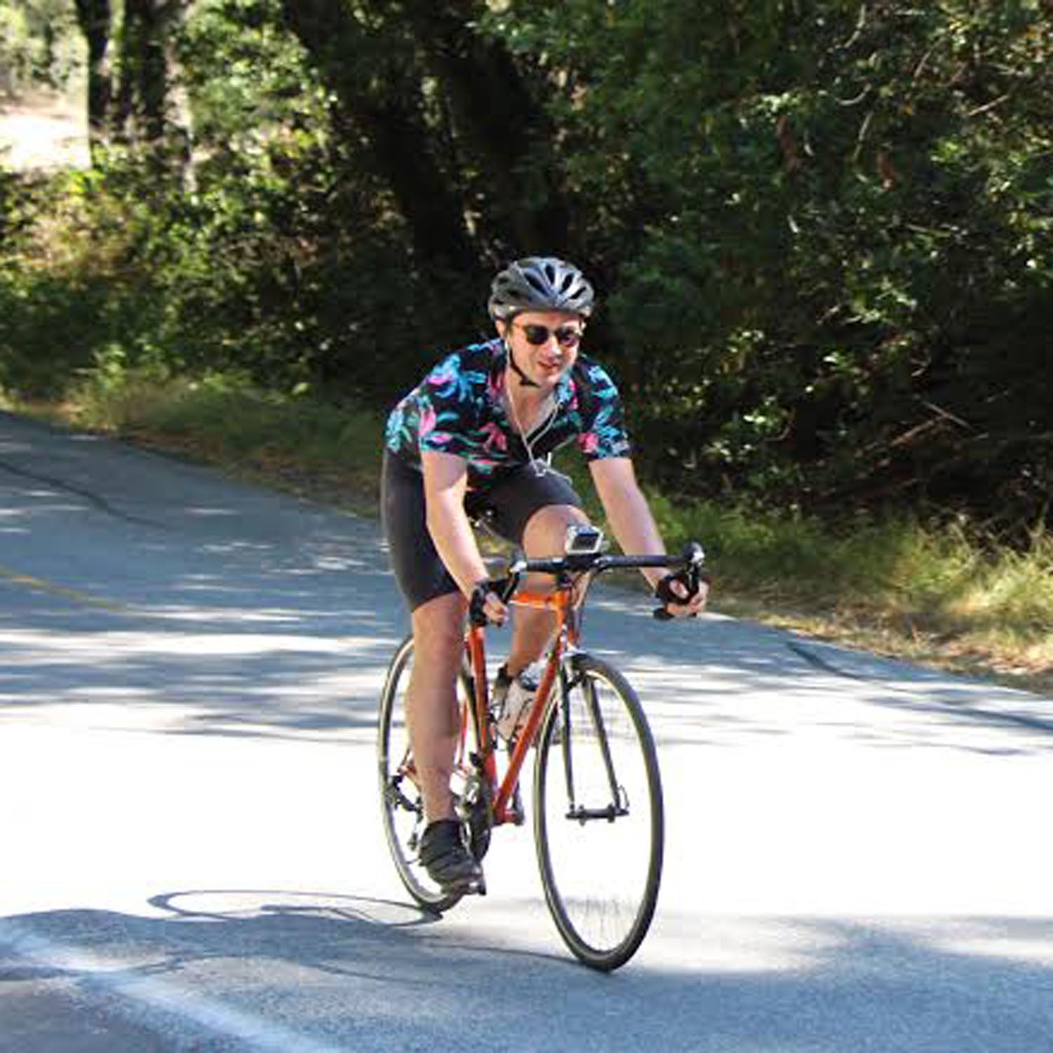 During his 48-hour ride, Craig Cannon took one 20-minute nap and burned nearly 30,000 calories.