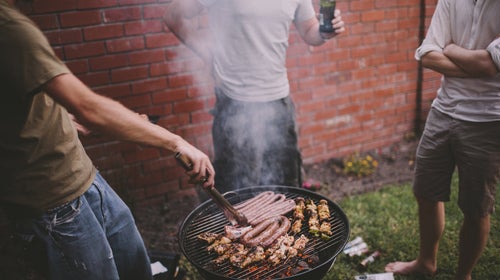 Baste, spritz, or marinate your meat with beer. Just please don't put the beer on your wood chips.