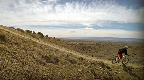 Mountain biking in Fruita, Colorado.