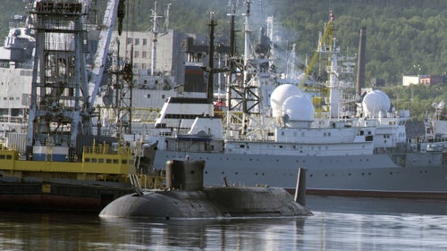 We sailed from a closed nuclear facility in Murmansk, through the Kola Bay, onto the Barents Sea. The Kola Peninsula is brimming with Russian warships of the Northern Fleet, shipwrecks, and curious communications facilities. As the Earth warms, Arctic ice is melting at an alarming rate鈥攎aking the once inaccessible Arctic the next major battleground for natural resources and national security. Russia has recently filed a petition with the United Nations claiming exclusive economic access to 463,000 square miles of Arctic territory, including the North Pole. Natural gas reserves in this newly claimed area have been valued in excess of $25 trillion.