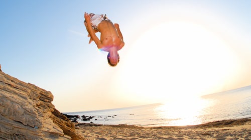 Porcella's laundry list of other athletic interests—from yoga to kiteboarding—keeps him resilient against injury.