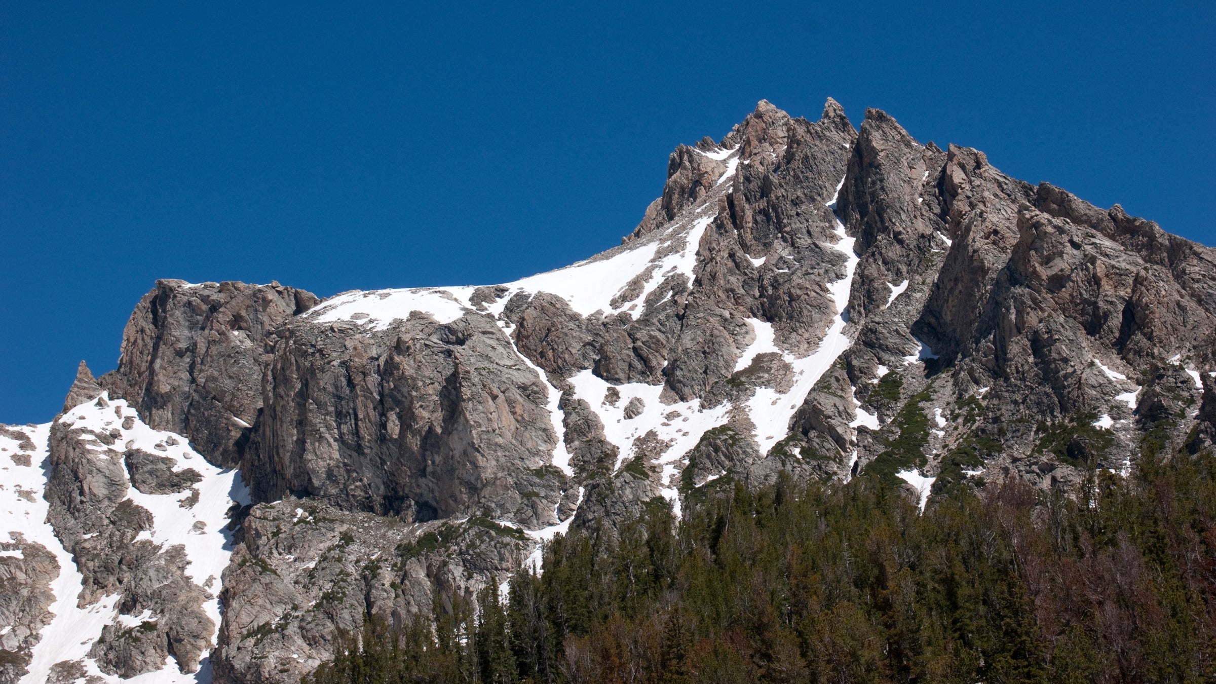 The route is rated a 5.4 and is frequently climbed without ropes, but area they fell in had much more difficult terrain than the established route.