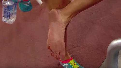 “I just thought, there’s no way I’m not going to finish. I’m going to run as hard as I can, and as everyone went by me, I just thought, I’ll get them next week.”