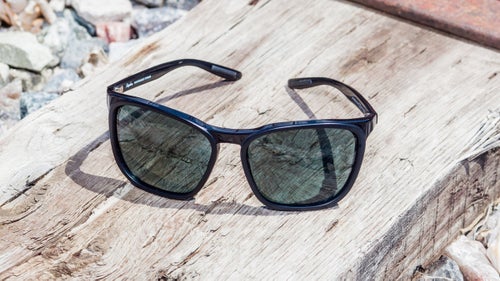 These new shades from Rapha sneak some cool tech features into a stylish, subtle frame. The slight wraparound shape protects my eyes and fits easily under a helmet. They sit lightly, with their acetate frames, while the top-notch lenses come from Carl Zeiss Vision, so everything is ultra crisp and clean.