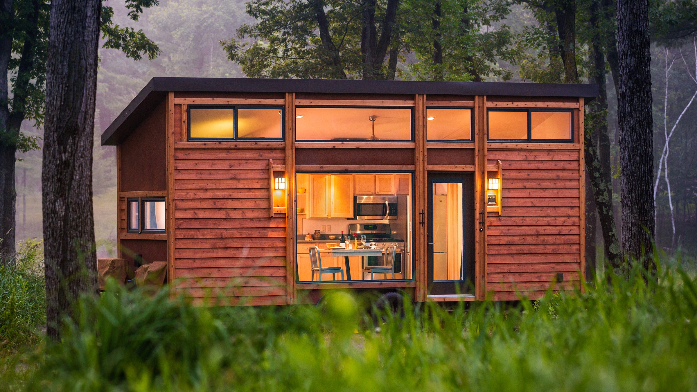 The Traveler fits a home for two—including a washer and dryer—into 269 square feet.