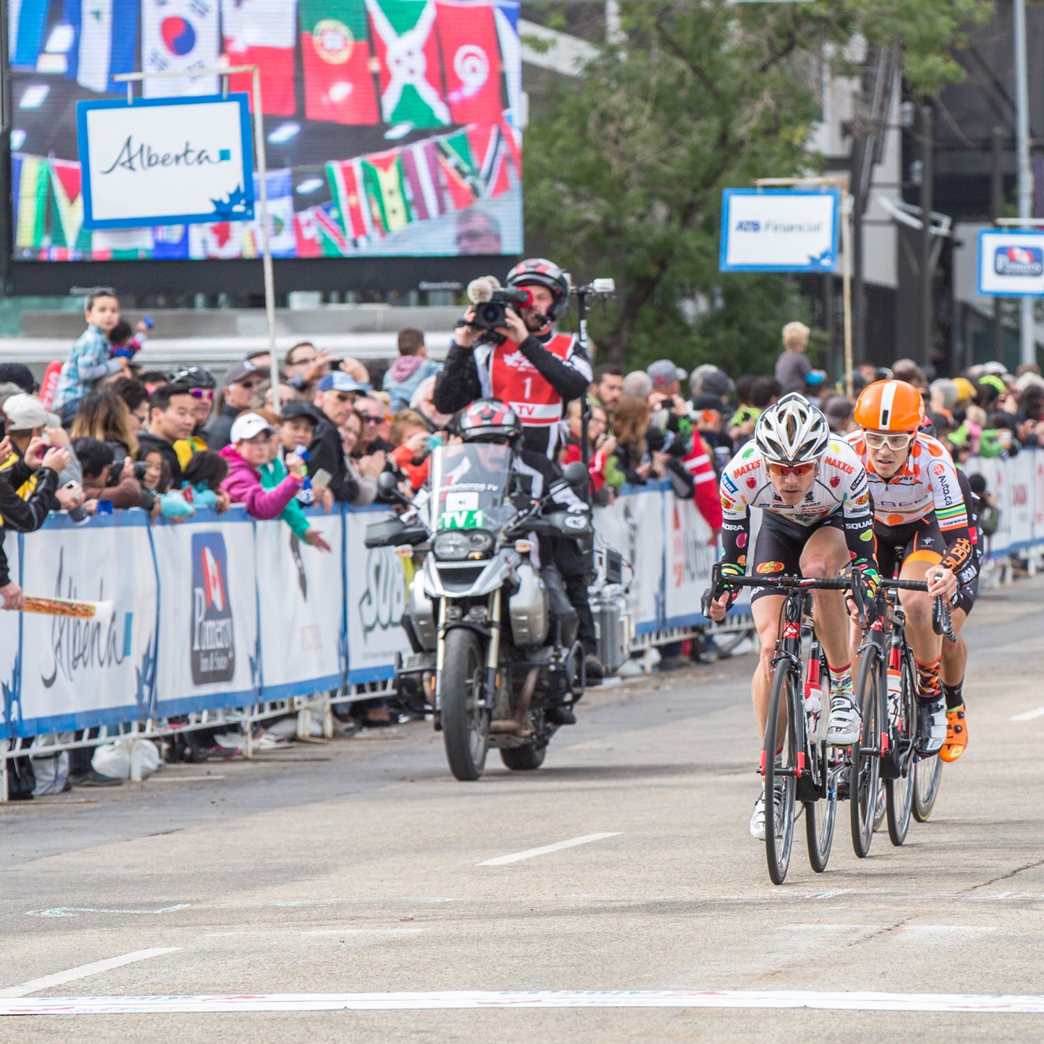 During the fifth stage of the Tour of Alberta, the field went off course.