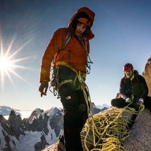 A Line Across the Sky chronicles Alex Honnold and Tommy Caldwell's alpine traverse of Cerro Fitz Roy in Patagonia.