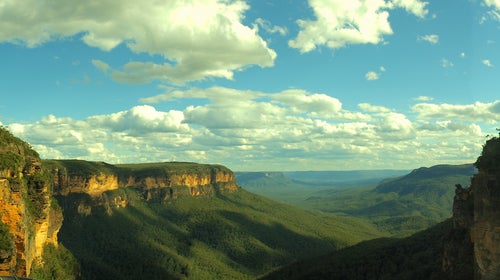 An overlook in Australia's Blue Mountains National Park. Tuesday's incident happened in Blackheath on the western edge of the park.