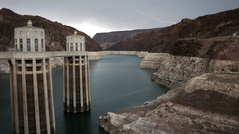 Lake Mead near Hoover Dam in July 2014.