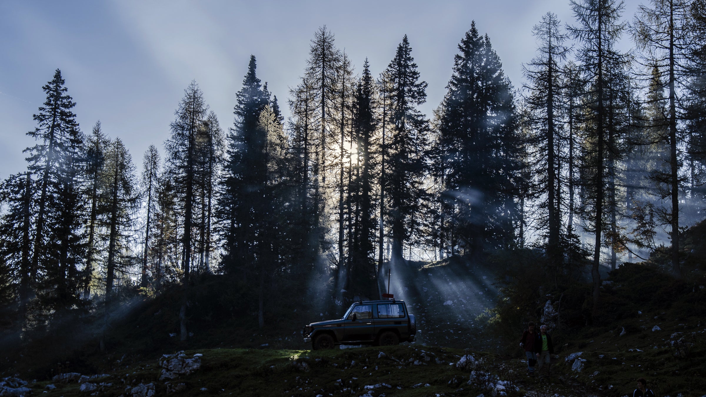 An overland trail is meant for four-wheel-drive capable cars, or bikes. 