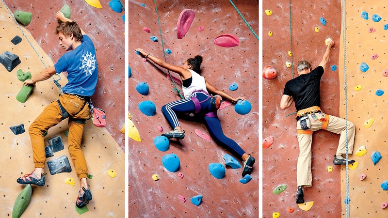 Wall crawlers negotiate combinations at Planet Granite.