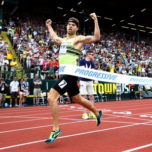 Nick Symmonds wins the 800 meter race at the U.S. track and field championships in Eugene, Oregon, on June 28, 2015. Just over a month later, the U.S. World Team dropped him from the roster.