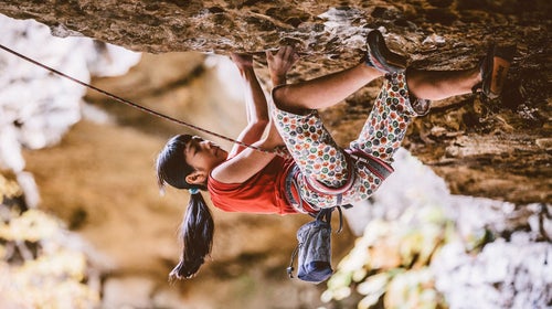 Ashima Shiraishi completed two 5.14c's at Red River Gorge when she was 11—making her the youngest ever to complete that grade.