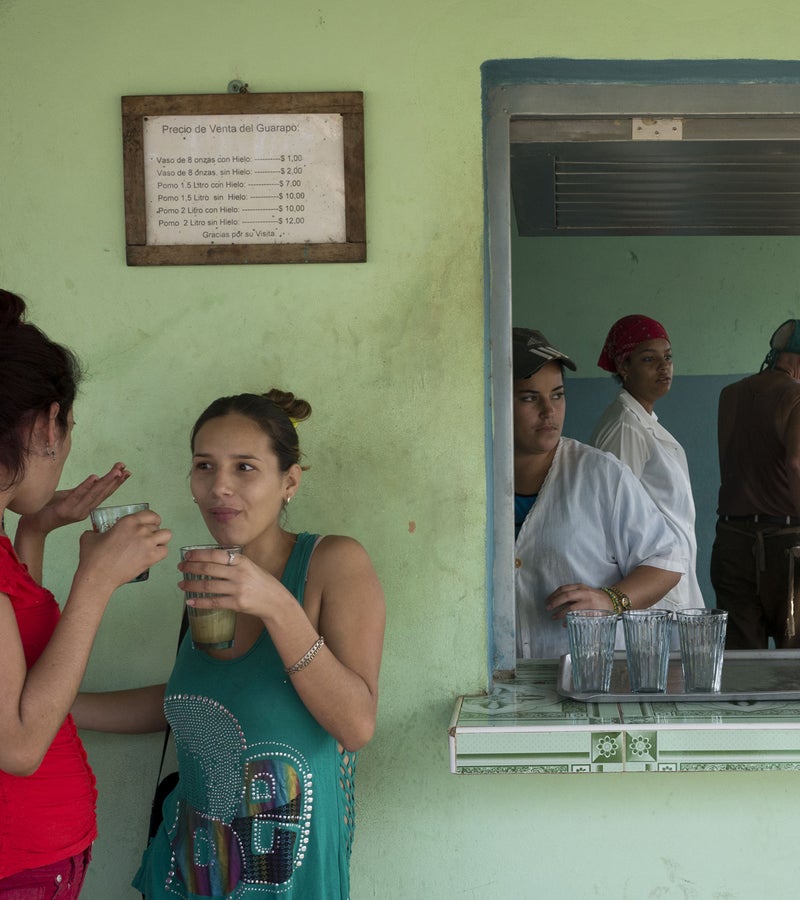 A cafe in Havana.