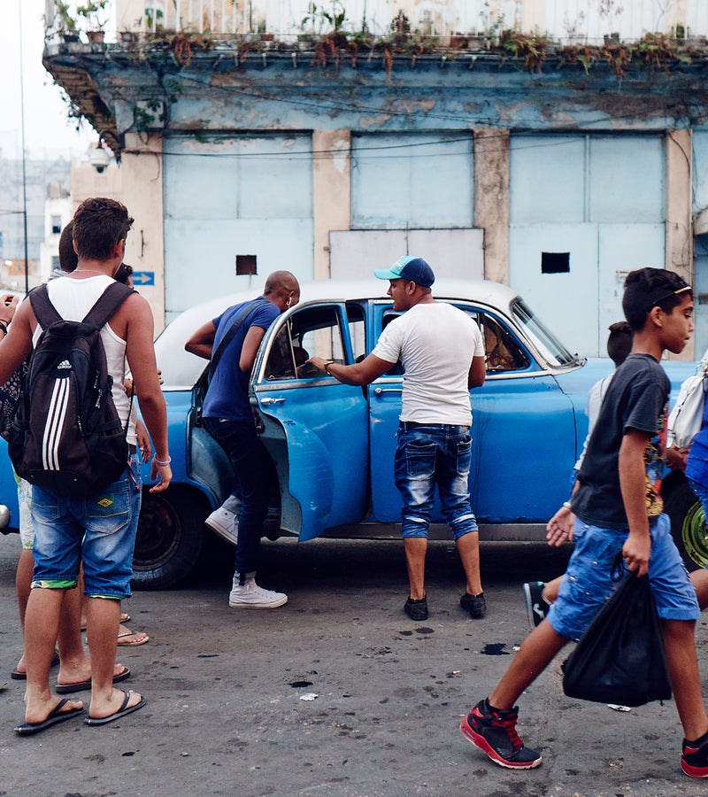 The streets of Old Havana on a late afternoon.