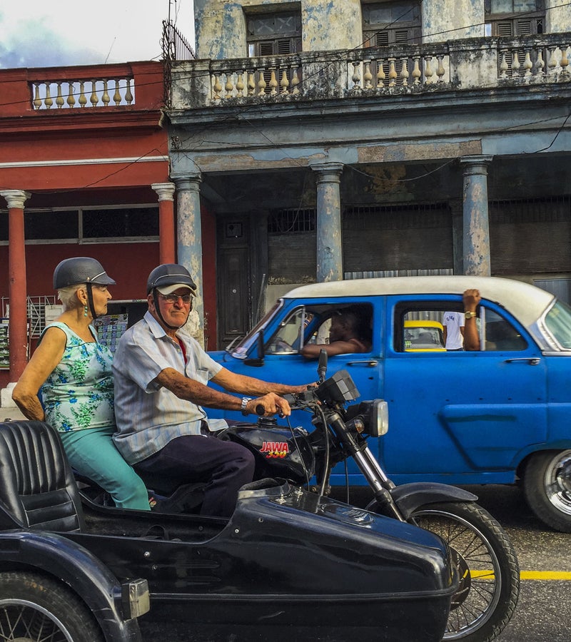 Traffic in Havana.