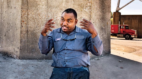 An Arkansas farmer interviewed by Theroux for 'Deep South'