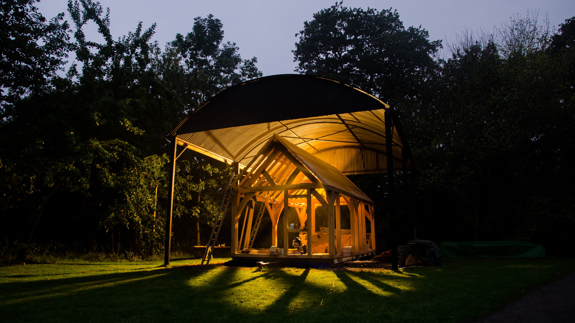 Out of the Valley cabins are made to order with locally-sourced materials.