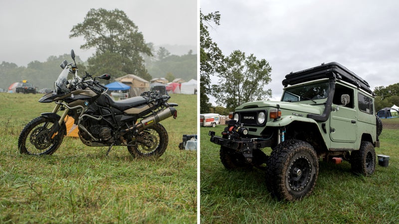 Indestructible vehicles of all kinds—jeeps, trucks, vans, and bikes—made an appearance at this year's Overland Expo.