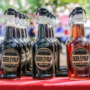 Beer syrup is essentially a simple syrup made with beer instead of water—so they're a low-alcohol product.