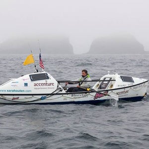Adventurer Sarah Outen will not attempt another Atlantic crossing.