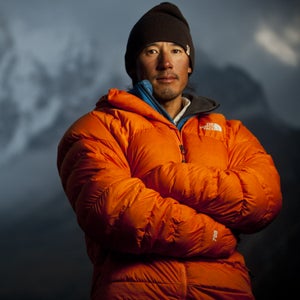 Jimmy Chin during the Meru expedition in 2011.