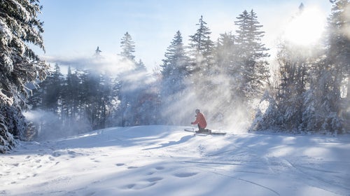 Sunday River in Maine was the third resort to open this season.