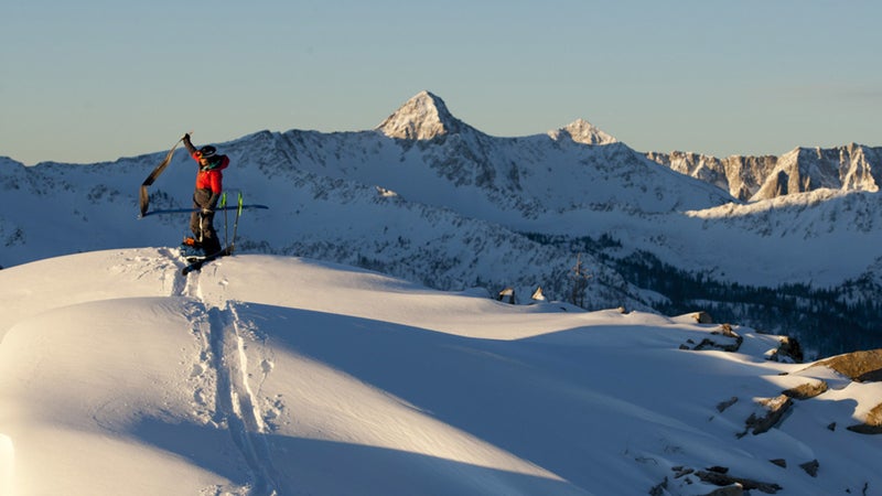 Angel Collinson in Utah's Wasatch Backcountry.