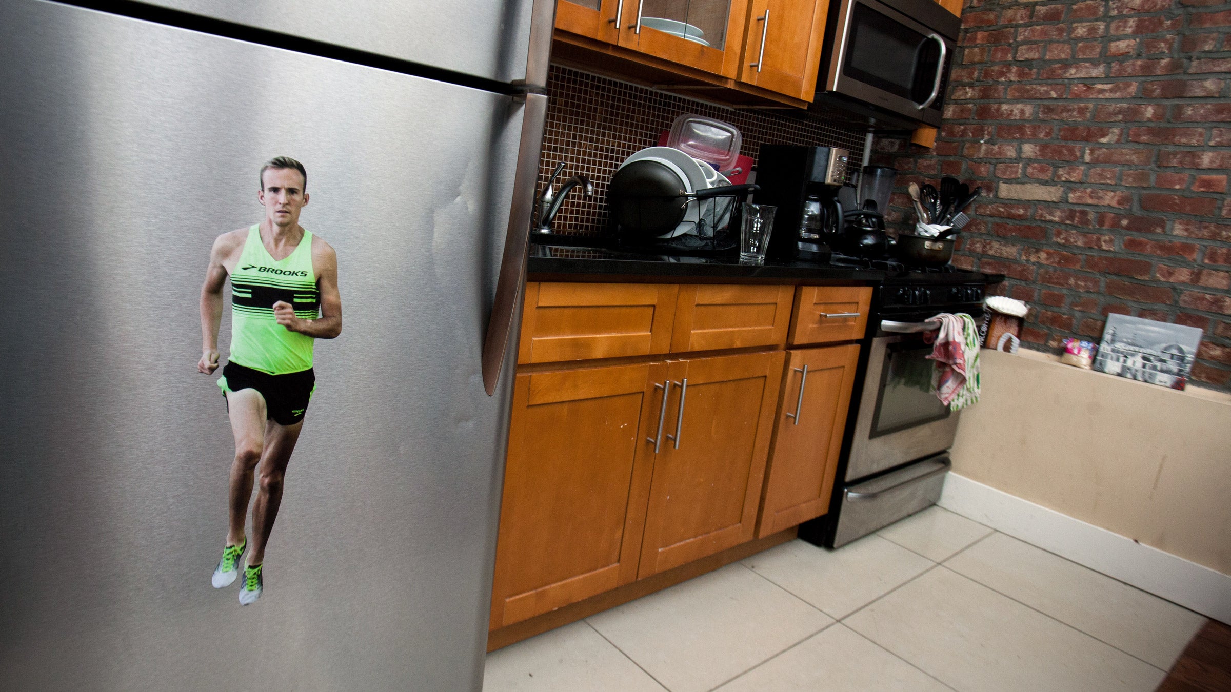 A decal of Riley Masters.