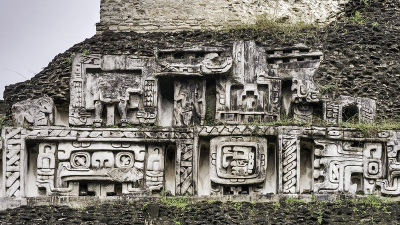 Xunantunich ruins.