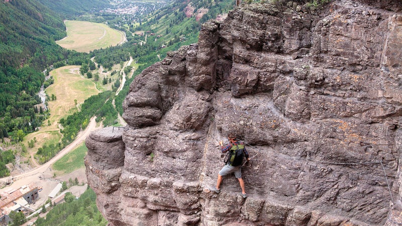 Telluride's via ferrata.