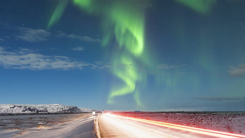 Icelandic fireworks.