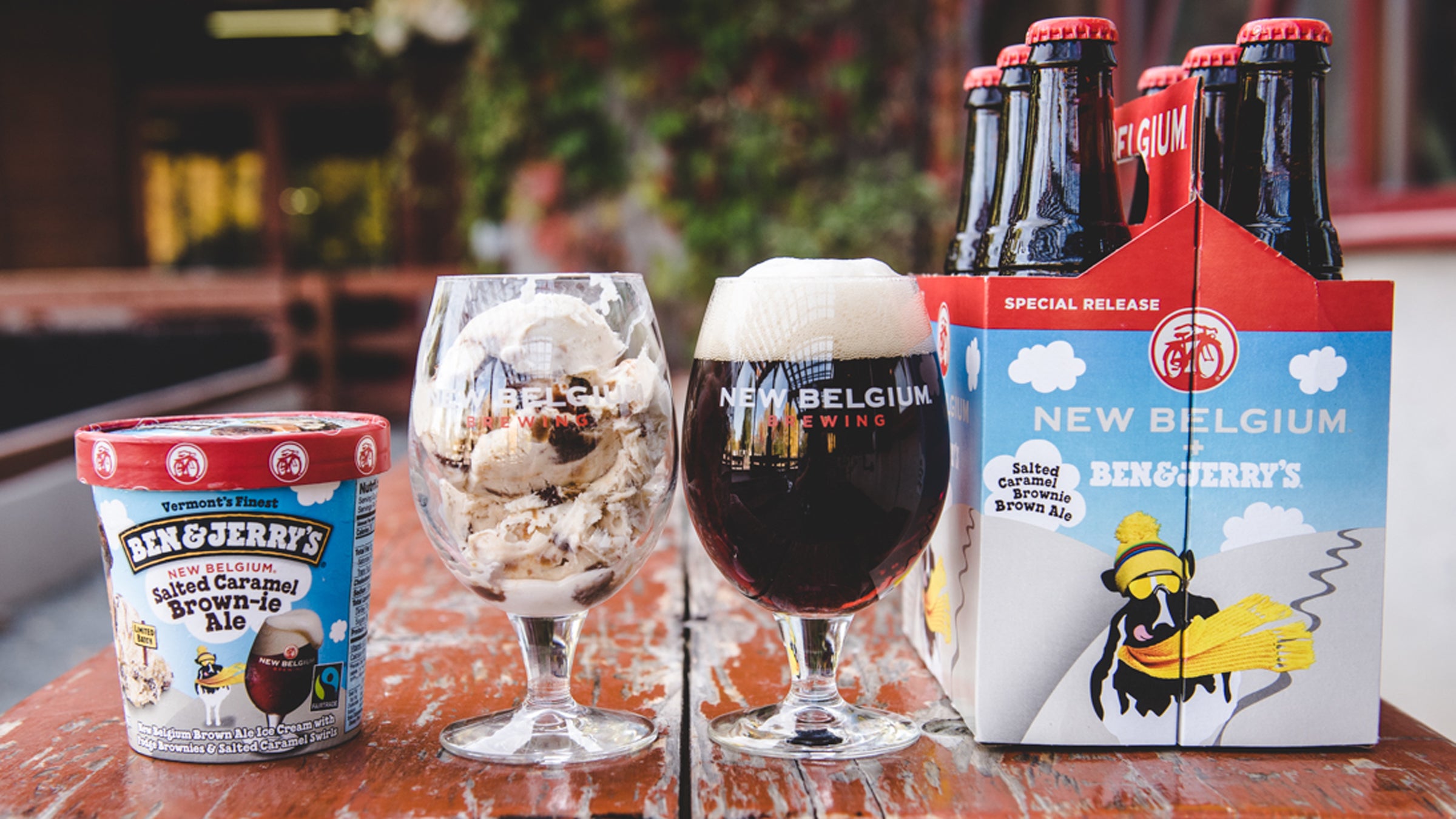 “We wanted to create a beer to complement ice cream (salted, caramel, vanilla, chocolate).”