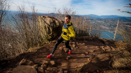 Oregon native Max King says he runs in his normal running shoes all year, even in winter.