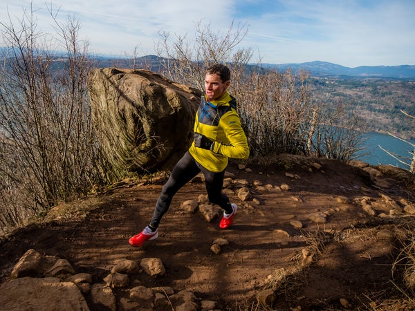 Oregon native Max King says he runs in his normal running shoes all year, even in winter.