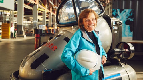 Earle at Deep Ocean Exploration and Research, the company she founded in 1992, in Alameda, California.