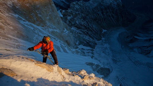Jimmy Chin on Meru in 2011.