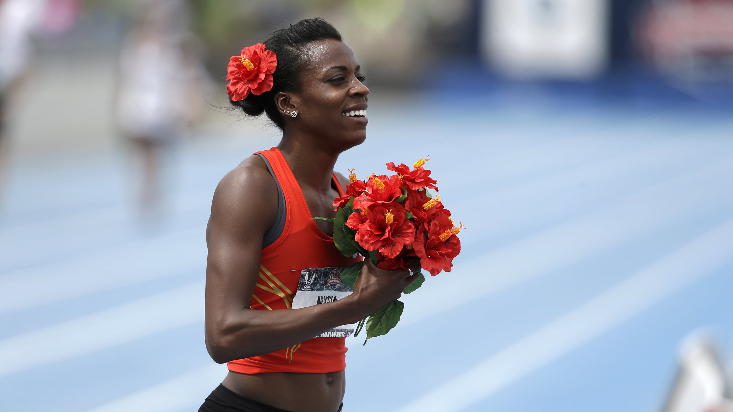 Alysia Montano could gain four belated podium finishes if Russian track athletes' medals are discounted.