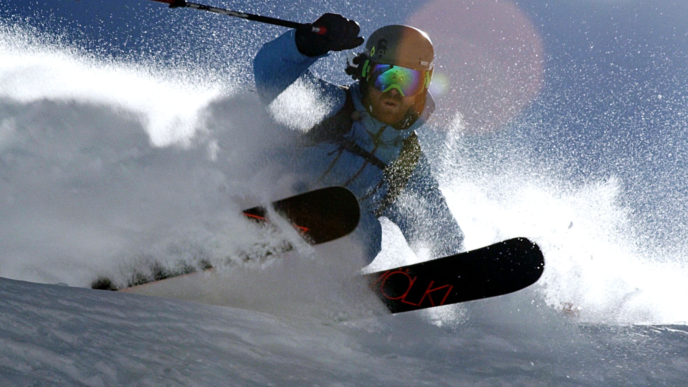 Ian McIntosh in 'Paradise Waits'—he fell 1,600 feet on down a mountain in Alaska during filming.