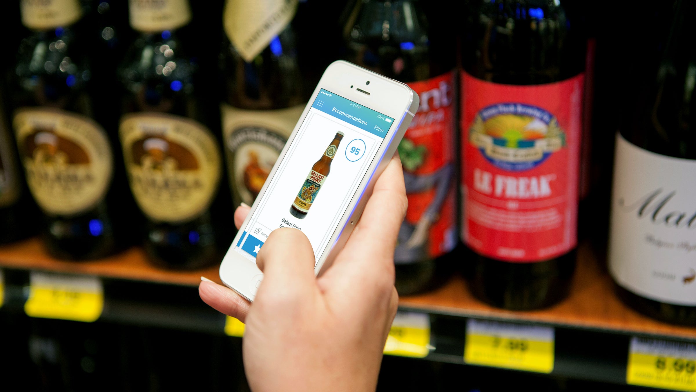 Your phone could help you choose your next beer.